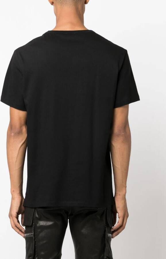 Alexander McQueen T-shirt met doodskopprint Zwart