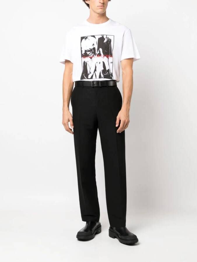 Alexander McQueen T-shirt met fotoprint Wit