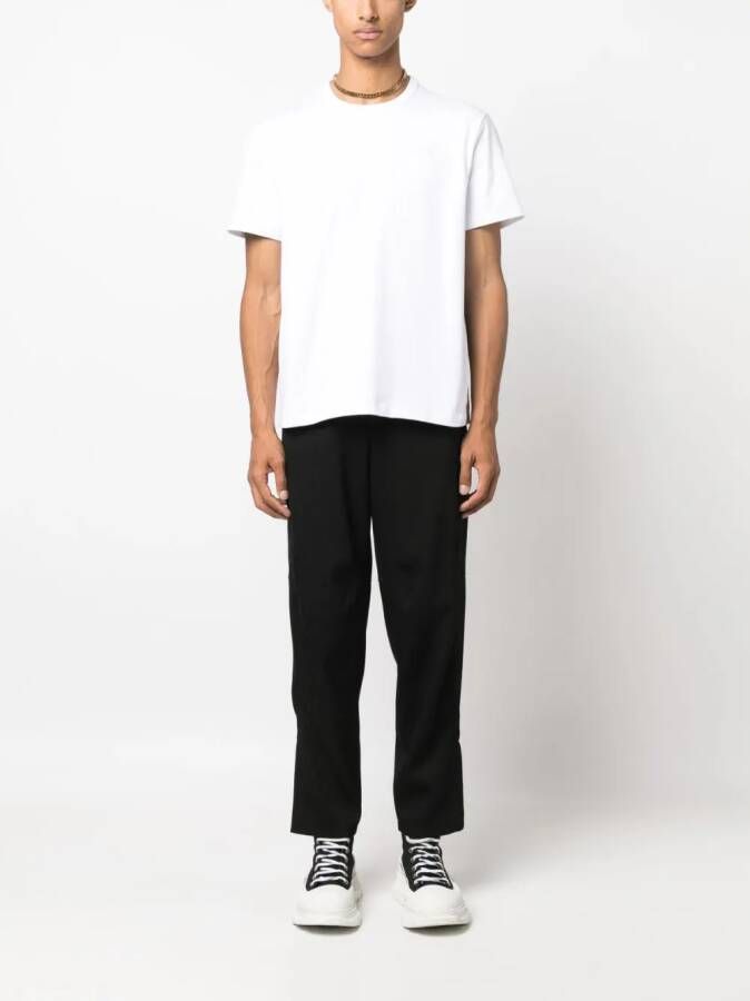 Alexander McQueen T-shirt met geborduurd logo Wit
