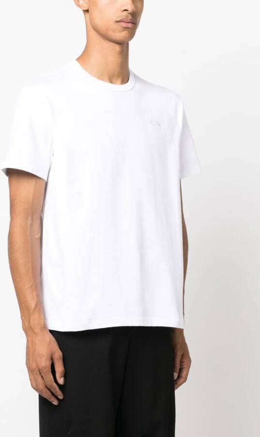 Alexander McQueen T-shirt met geborduurd logo Wit