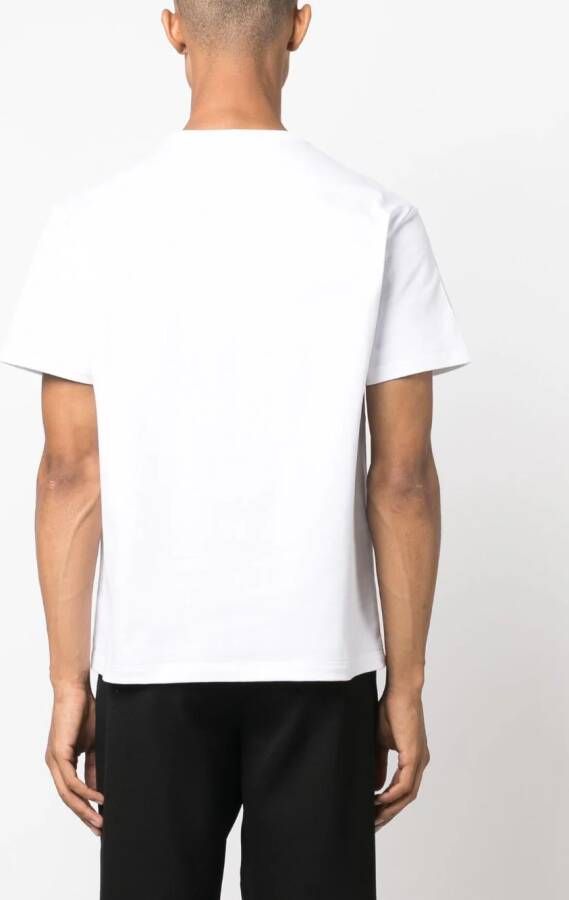 Alexander McQueen T-shirt met geborduurd logo Wit