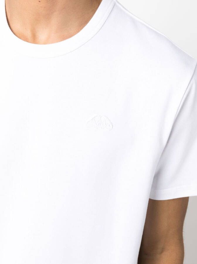 Alexander McQueen T-shirt met geborduurd logo Wit