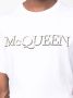Alexander McQueen T-shirt met geborduurd logo Wit - Thumbnail 5