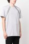 Alexander McQueen T-shirt met logoband Grijs - Thumbnail 3