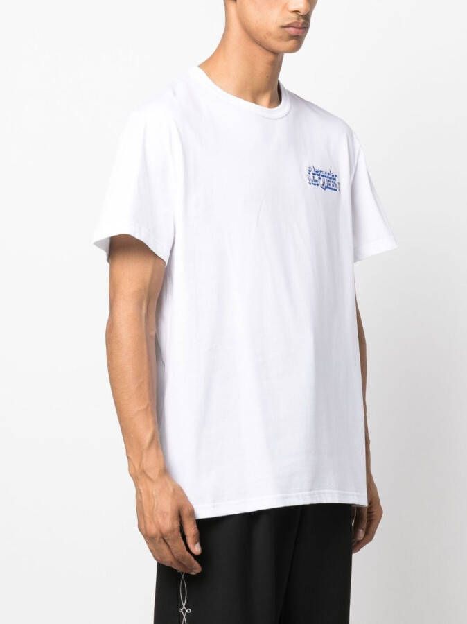 Alexander McQueen T-shirt met logoprint Wit