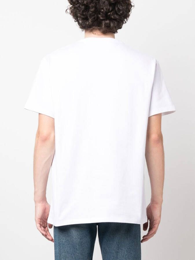 Alexander McQueen T-shirt met logoprint Wit