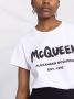 Alexander McQueen T shirt met logoprint dames katoen 36 Wit - Thumbnail 5