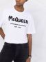 Alexander McQueen Graffit T-shirt Wit - Thumbnail 5