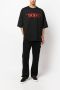 Alexander McQueen T-shirt met logoprint Zwart - Thumbnail 2