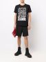 Alexander McQueen T-shirt met logoprint Zwart - Thumbnail 2