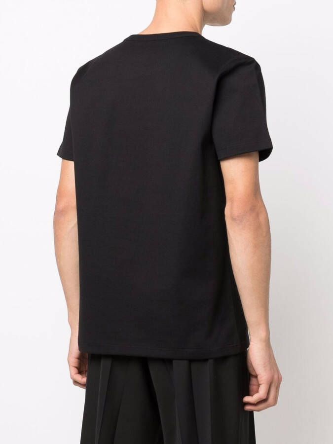 Alexander McQueen T-shirt met logoprint Zwart