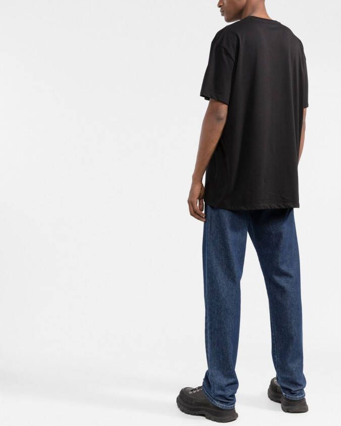 Alexander McQueen T-shirt met logoprint Zwart