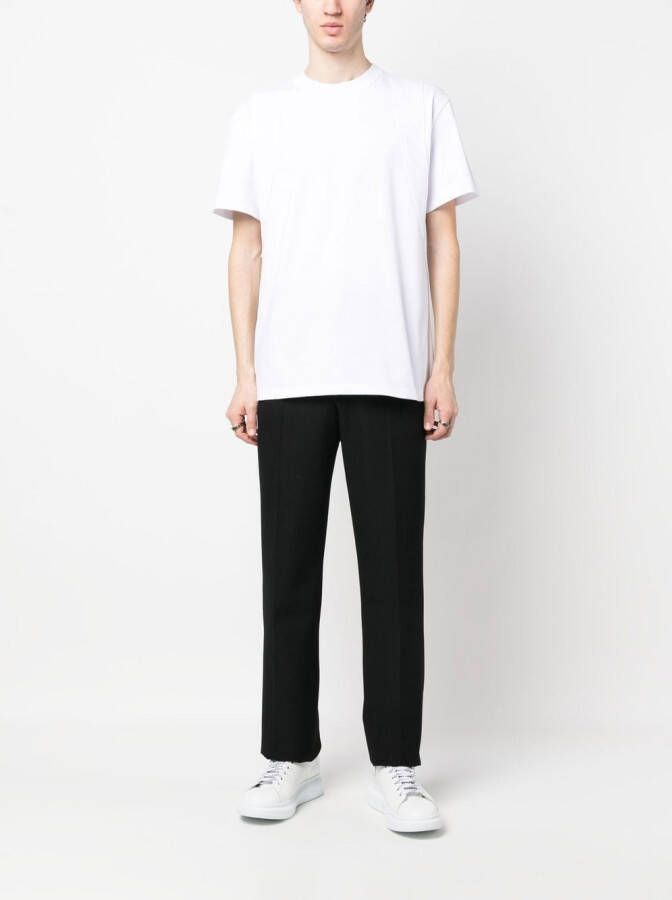 Alexander McQueen T-shirt met vlakken Wit