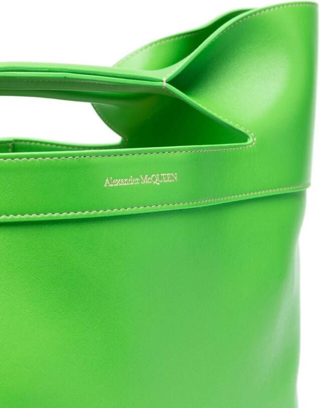 Alexander McQueen The Bow shopper Groen