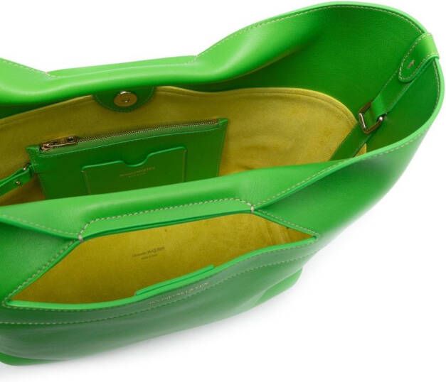Alexander McQueen The Bow shopper Groen