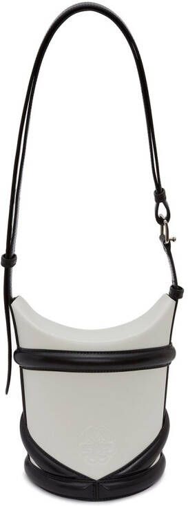 Alexander McQueen The Curve bucket-tas Beige