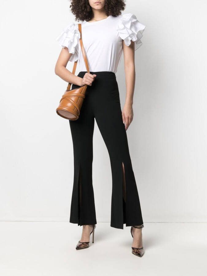 Alexander McQueen The Curve bucket-tas Bruin
