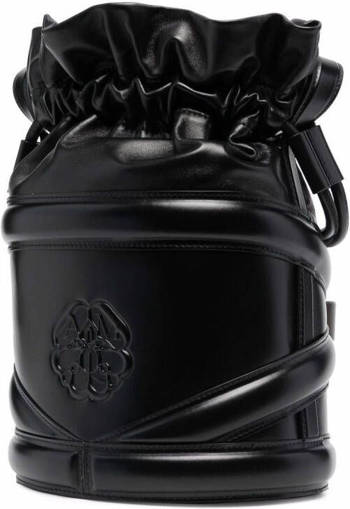 Alexander McQueen The Curve bucket-tas Zwart