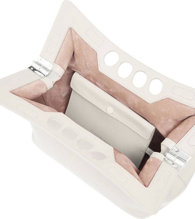 Alexander McQueen The Peak kleine tas Wit