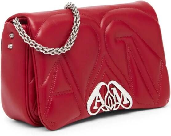 Alexander McQueen The Seal kleine schoudertas Rood
