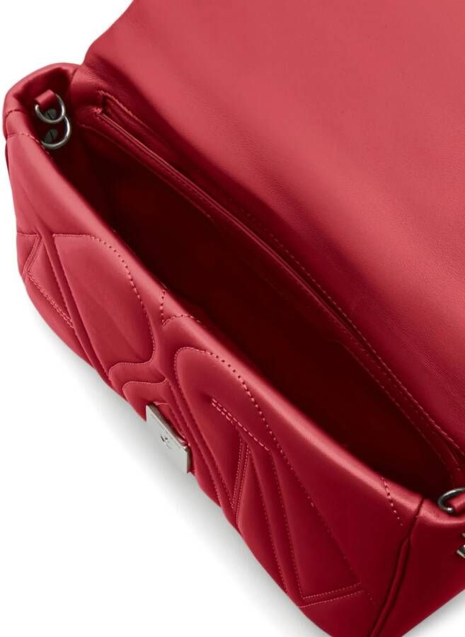 Alexander McQueen The Seal kleine schoudertas Rood
