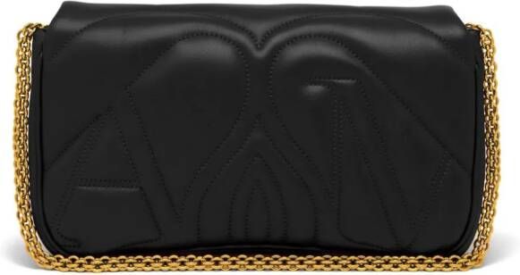 Alexander McQueen The Seal kleine crossbodytas Zwart