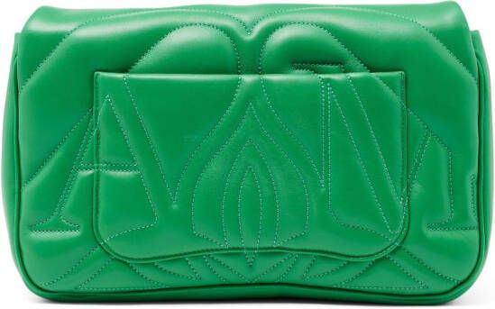 Alexander McQueen The Seal schoudertas Groen