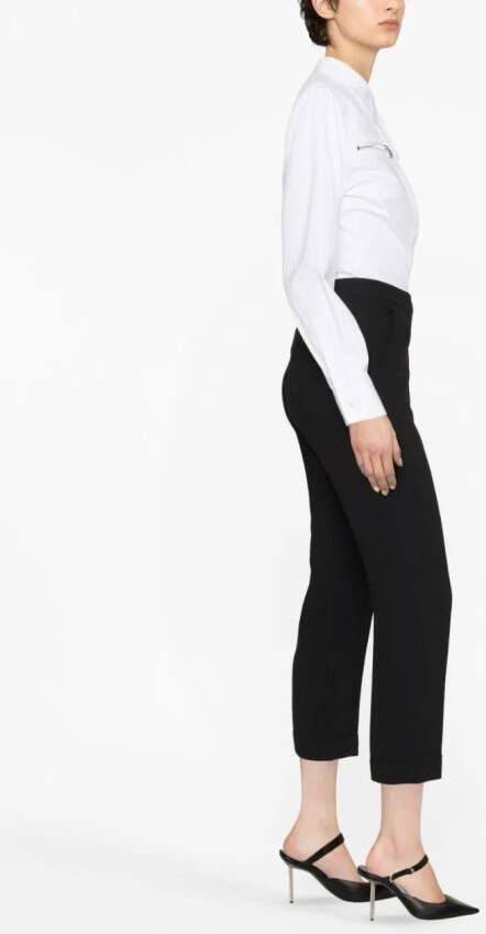 Alexander McQueen Top met rits Wit