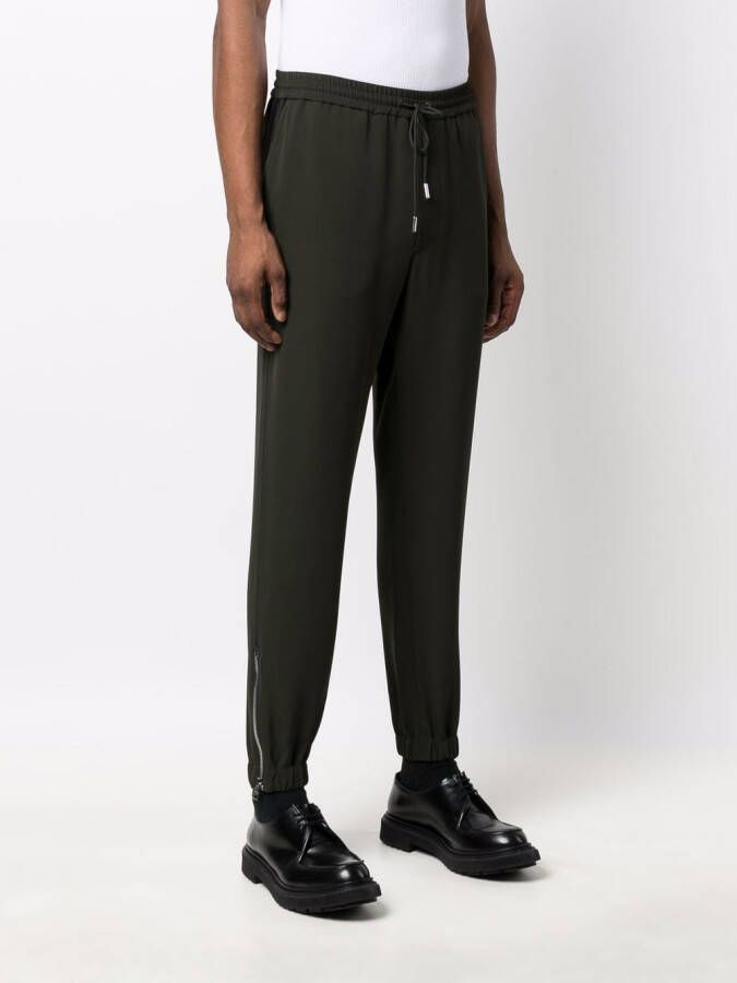Alexander McQueen Trainingsbroek met trekkoord Groen