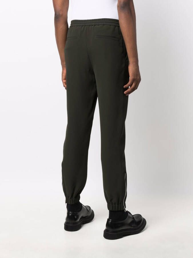 Alexander McQueen Trainingsbroek met trekkoord Groen