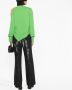 Alexander McQueen Trui met open schouders Groen - Thumbnail 3