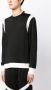 Alexander McQueen Sweater met tweekleurig vlak Zwart - Thumbnail 3
