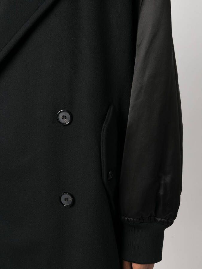 Alexander McQueen Wollen mantel Zwart
