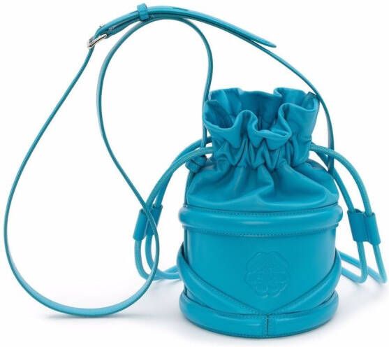 Alexander McQueen The Curve bucket-tas Blauw