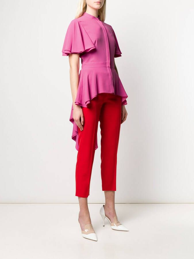 Alexander McQueen Zijden blouse Roze
