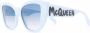 Alexander McQueen Zonnebril met cat-eye montuur Blauw - Thumbnail 2