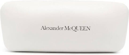 Alexander McQueen Eyewear Zonnebril met cat-eye montuur Zwart