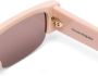 Alexander McQueen Eyewear Zonnebril met logoprint Roze - Thumbnail 3