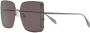 Alexander McQueen Zonnebril met oversized montuur Zwart - Thumbnail 2