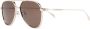 Alexander McQueen Zonnebril met piloten montuur Goud - Thumbnail 2