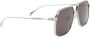 Alexander McQueen Eyewear Zonnebril met piloten montuur Zilver - Thumbnail 3