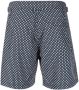 Alexander McQueen Zwembroek met doodskopprint Blauw - Thumbnail 2