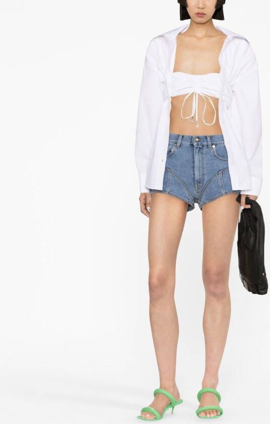 Alexander Wang Blouse met ruche taille Wit