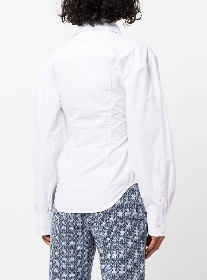 Alexander Wang Blouse met ruches Wit