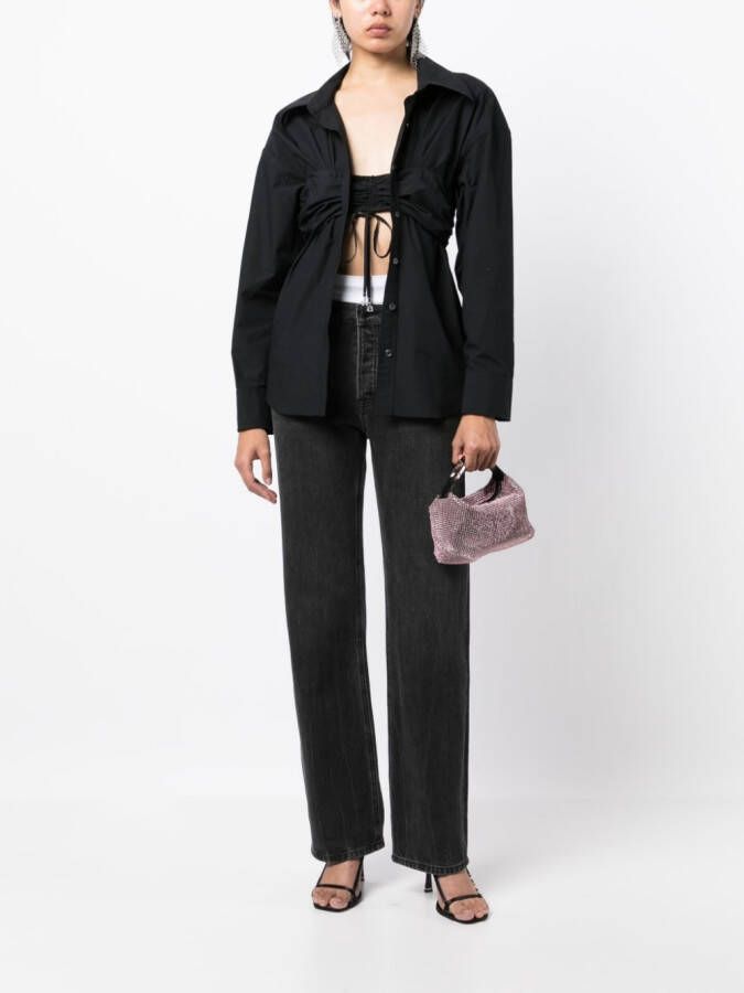 Alexander Wang Blouse met ruches Zwart