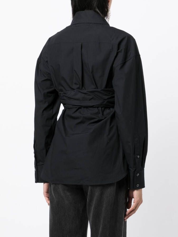 Alexander Wang Blouse met ruches Zwart