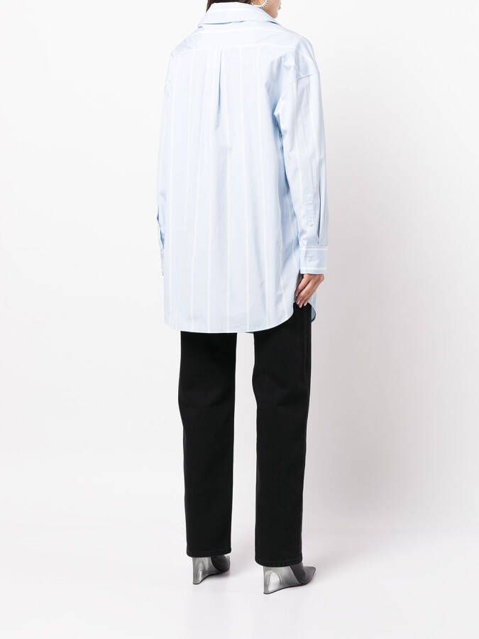 Alexander Wang Blouse verfraaid met kristallen Blauw