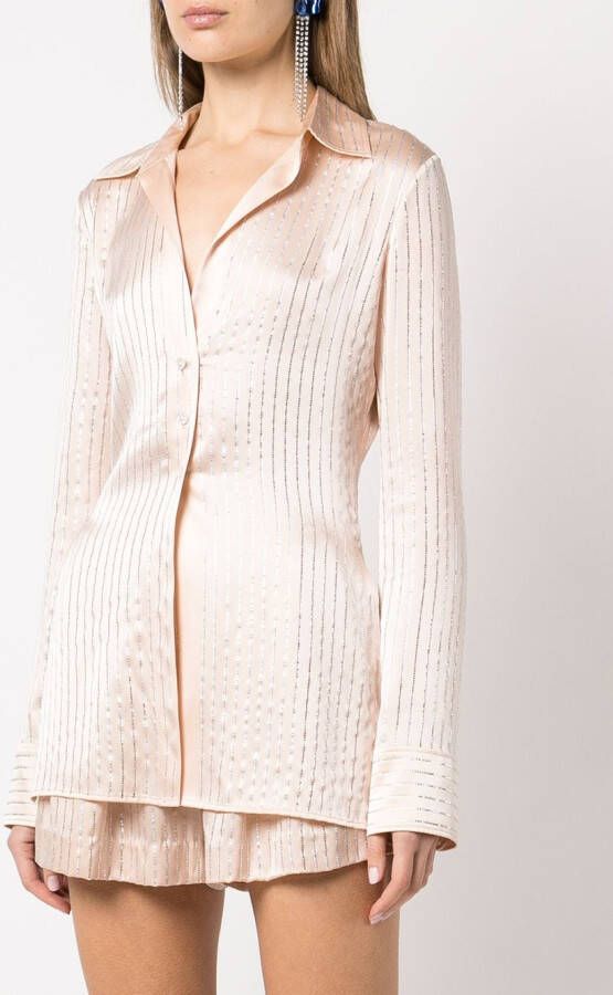 Alexander Wang Blouse verfraaid met pailletten Roze