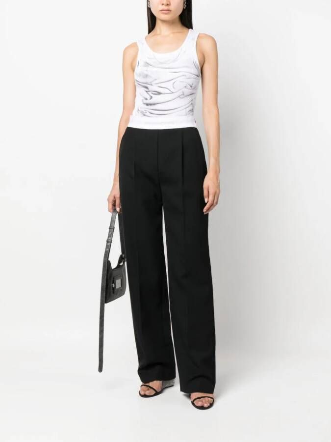 Alexander Wang Broek met logoband Zwart