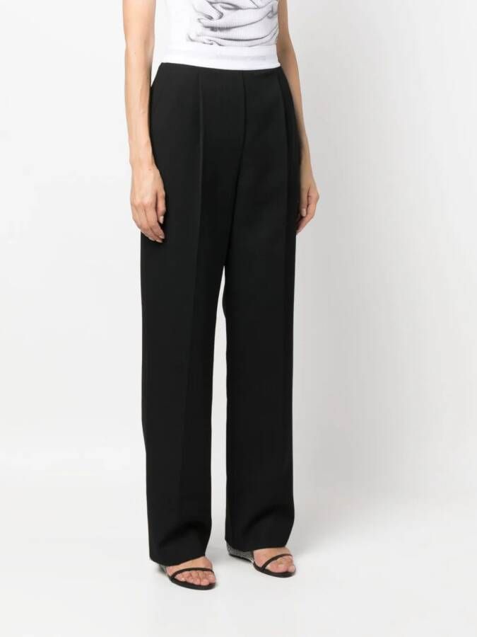 Alexander Wang Broek met logoband Zwart